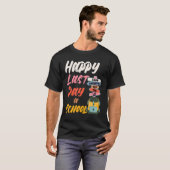 Gelukkige laatste dag van school laat het volgende t-shirt (Voorkant volledig)