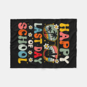 Gelukkige laatste dag van school zomer leraar jong fleece deken (Voorkant (Horizontaal))