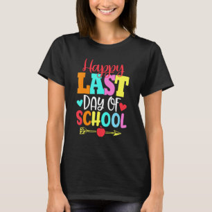 Gelukkige Laatste Dag van Schoolleerlingen & Lerar T-shirt