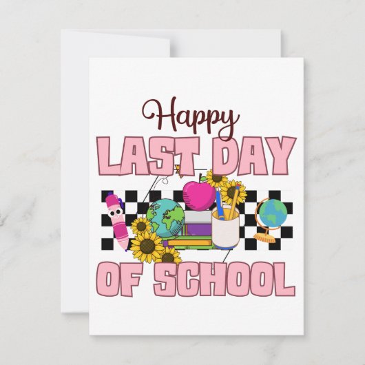 Gelukkige laatste schooldag (Voorkant)