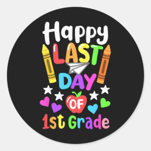 Gelukkige laatste schooldag 1e klas CL van 2025 Ki Ronde Sticker