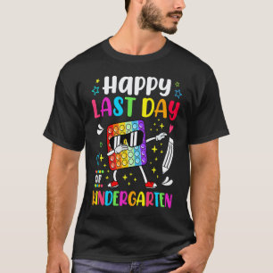 Gelukkige Laatste Schooldag Kleuterleerkracht Stud T-shirt