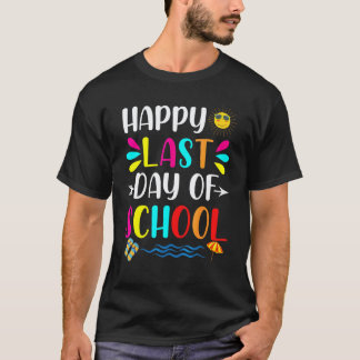 Gelukkige laatste schooldag  Leerlingen en leraren T-shirt