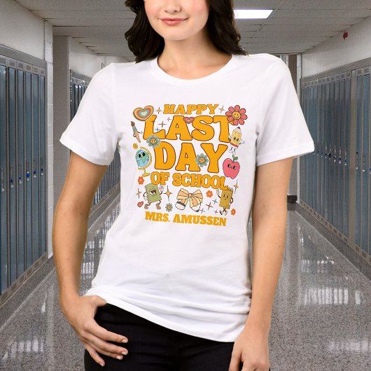 Gelukkige laatste schooldag Tri-Blend shirt