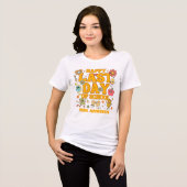 Gelukkige laatste schooldag Tri-Blend shirt (Voorkant volledig)