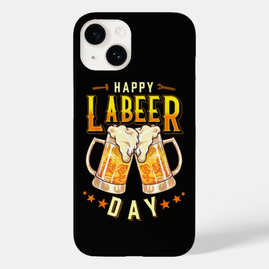 Gelukkige Labeer Dag Funny Labor Day Case-Mate iPhone Case (Achterkant)