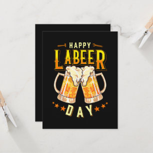 Gelukkige Labeer Dag Funny Labor Day Kaart