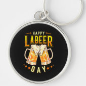 Gelukkige Labeer Dag Funny Labor Day Sleutelhanger (Voorkant)