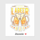 Gelukkige Labeer Dag Funny Labor Day Sticker (Vel)