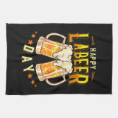 Gelukkige Labeer Dag Funny Labor Day Theedoek (Horizontaal)
