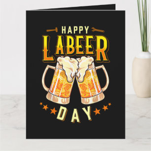 Gelukkige Labeer Dag Grappige Dag van de Arbeid Kaart