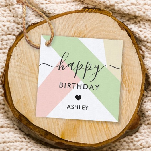 Gelukkige Labels van de Verjaardagscadeau, Labels,