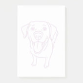 Gelukkige labrador hond post-it® notes (Voorkant)