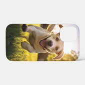 Gelukkige Labrador Puppy Running Case-Mate iPhone Case (Achterkant (horizontaal))