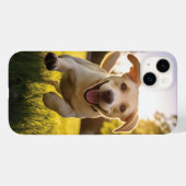 Gelukkige Labrador Puppy Running Case-Mate iPhone Case (Achterkant (horizontaal))