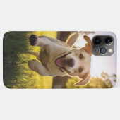 Gelukkige Labrador Puppy Running Case-Mate iPhone Case (Achterkant (horizontaal))