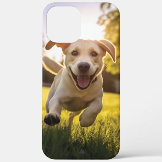 Gelukkige Labrador Puppy Running Case-Mate iPhone Case (Achterkant)