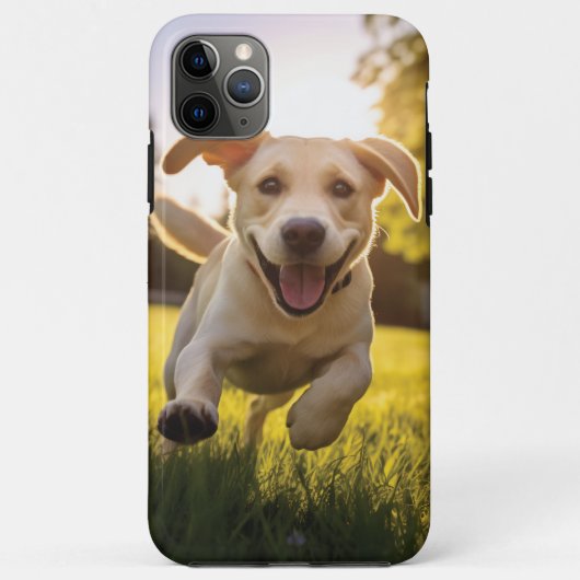 Gelukkige Labrador Puppy Running Case-Mate iPhone Case (Achterkant)