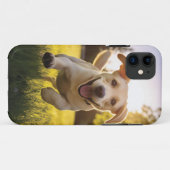 Gelukkige Labrador Puppy Running Case-Mate iPhone Case (Achterkant (horizontaal))