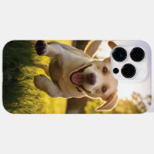 Gelukkige Labrador Puppy Running Case-Mate iPhone Case (Achterkant (horizontaal))