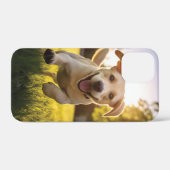 Gelukkige Labrador Puppy Running Case-Mate iPhone Case (Achterkant (horizontaal))