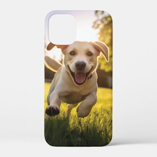 Gelukkige Labrador Puppy Running Case-Mate iPhone Case (Achterkant)