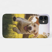Gelukkige Labrador Puppy Running Case-Mate iPhone Case (Achterkant (horizontaal))