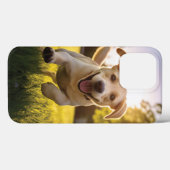 Gelukkige Labrador Puppy Running Case-Mate iPhone Case (Achterkant (horizontaal))