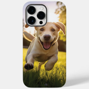Gelukkige Labrador Puppy Running Case-Mate iPhone 14 Pro Max Hoesje