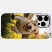 Gelukkige Labrador Puppy Running Case-Mate iPhone Case (Achterkant (horizontaal))
