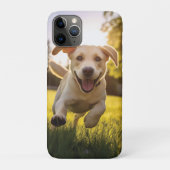 Gelukkige Labrador Puppy Running Case-Mate iPhone Case (Achterkant)