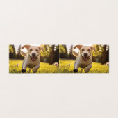 Gelukkige Labrador Puppy Running Kaart (Buitenkant ongevouwen)