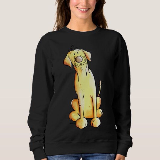 Gelukkige Labrador Retriever 57 Trui (Voorkant)