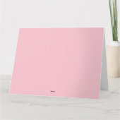 Gelukkige lachende baby haai met bubbels. bedankkaart (Achterkant)