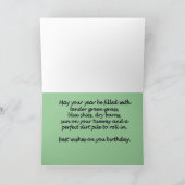 Gelukkige lama | van de Verjaardag lama gelukkige Kaart (Binnen)