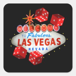 Gelukkige Las Vegas Stickers