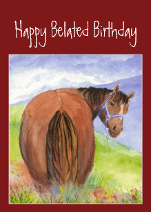 Gefeliciteerd Paard Humor UZR22 - AGBC