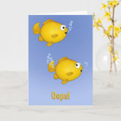 Gelukkige late verjaardag! kaart (Gele Bloem)