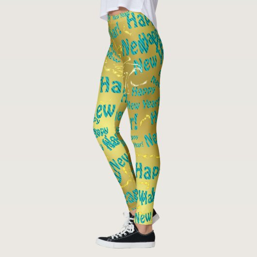 gelukkige leggings van het nieuwe jaar (Links)