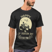Gelukkige  Leif Erikson Dag Amerika Viking T-shirt