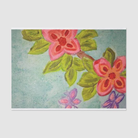 gelukkige lente! tissuepapier (Voorkant)