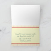 Gelukkige leraar met pensioen van studenten kaart (Binnen)