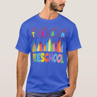 Gelukkige leraar student senior terug naar school  t-shirt