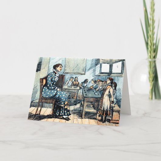 Gelukkige Leraar Waarderingsdag.  kunst Bedankkaart (Voorkant)