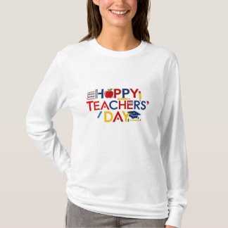 Gelukkige leraren dag tshirt voor vrouwen