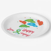 Gelukkige levertransplantatie papieren bordje (Gekanteld)