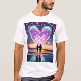 Gelukkige liefde t-shirt