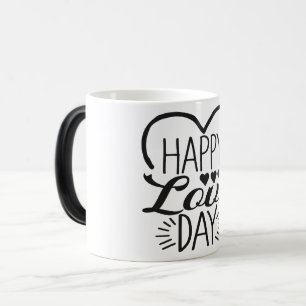 gelukkige liefdesdag magische mok