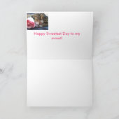 Gelukkige liefste dag! Wenskaart Kaart (Binnen)