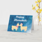 Gelukkige Llamakah Kaart (Gele Bloem)